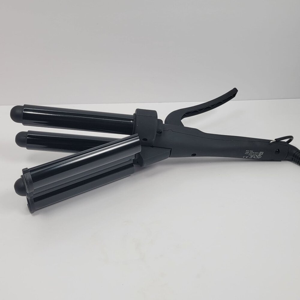 Royale Pro Hair Styling Technology SW001 Black Triple Barrel Hair Waver Curler - Picture 7 of 12